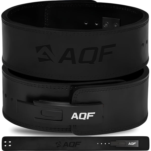 AQF Lever Buckle Leather Powerlifting Belt 10mm