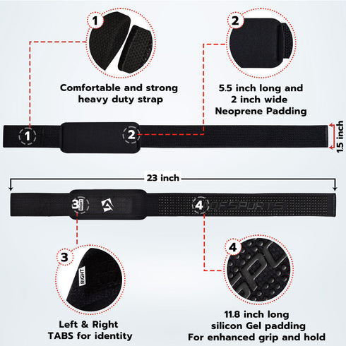 Features of AQF Silicon Padding Wrist Strap