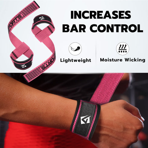 Lightweight and Moisture Wicking Pink AQF Wrist Strap