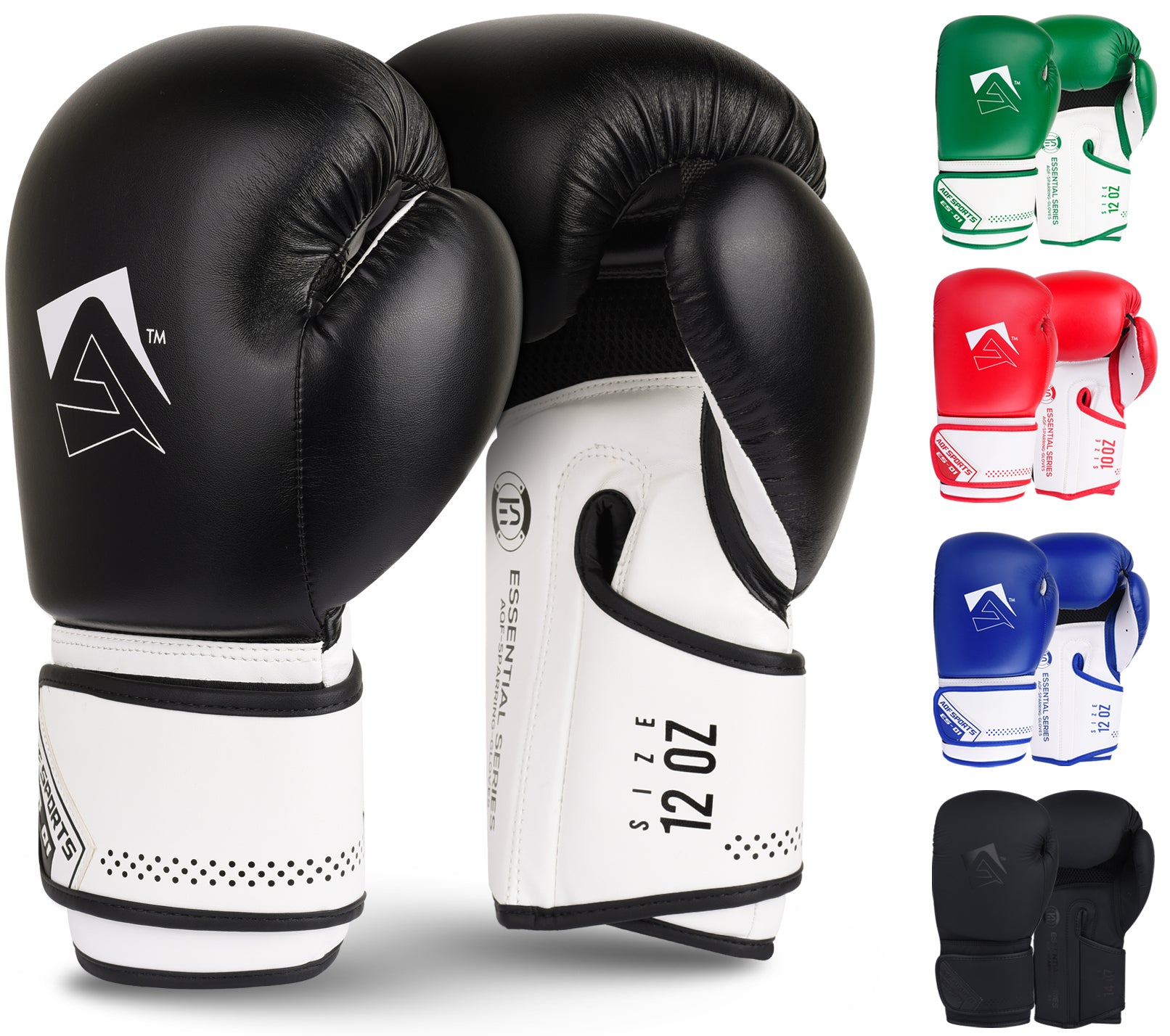 Color Variations of AQF Boxing Training Gloves - Essential Series 