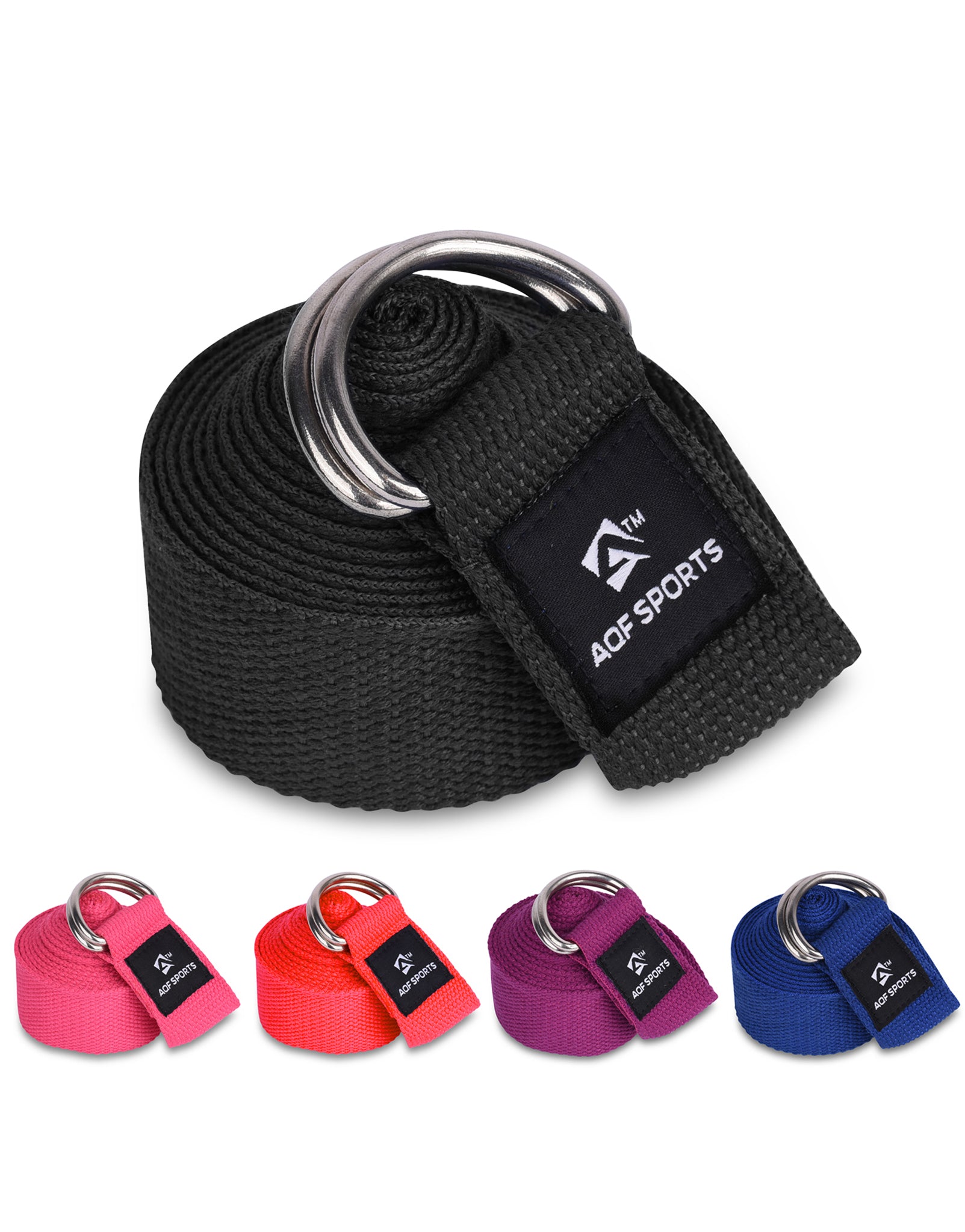 Color Variations of Yoga Strap Belt - AQF Sports