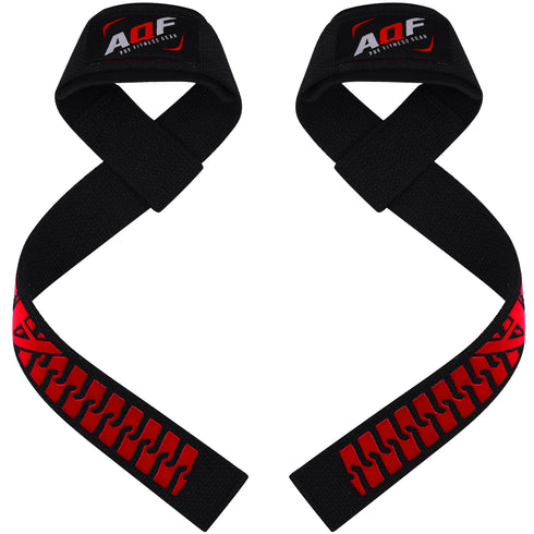 AQF Weightlifting Gelgrip Padded Wrist Straps - AQF Sports