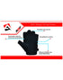 Size chart of Black AQF Weight Lifting Gloves 4-Way