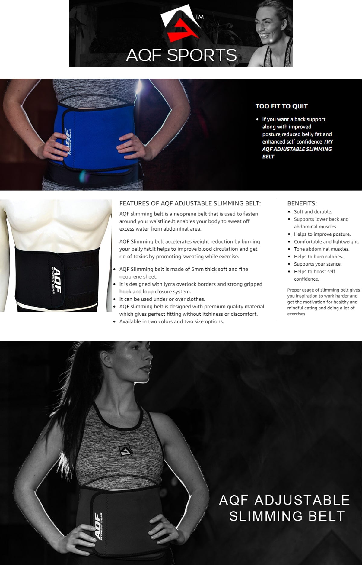 AQF Slimming Belt - AQF Sports