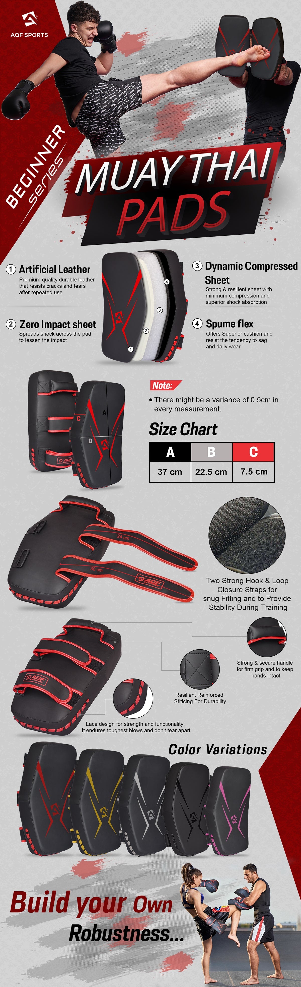 AQF Muay Thai Training Pads - AQF Sports