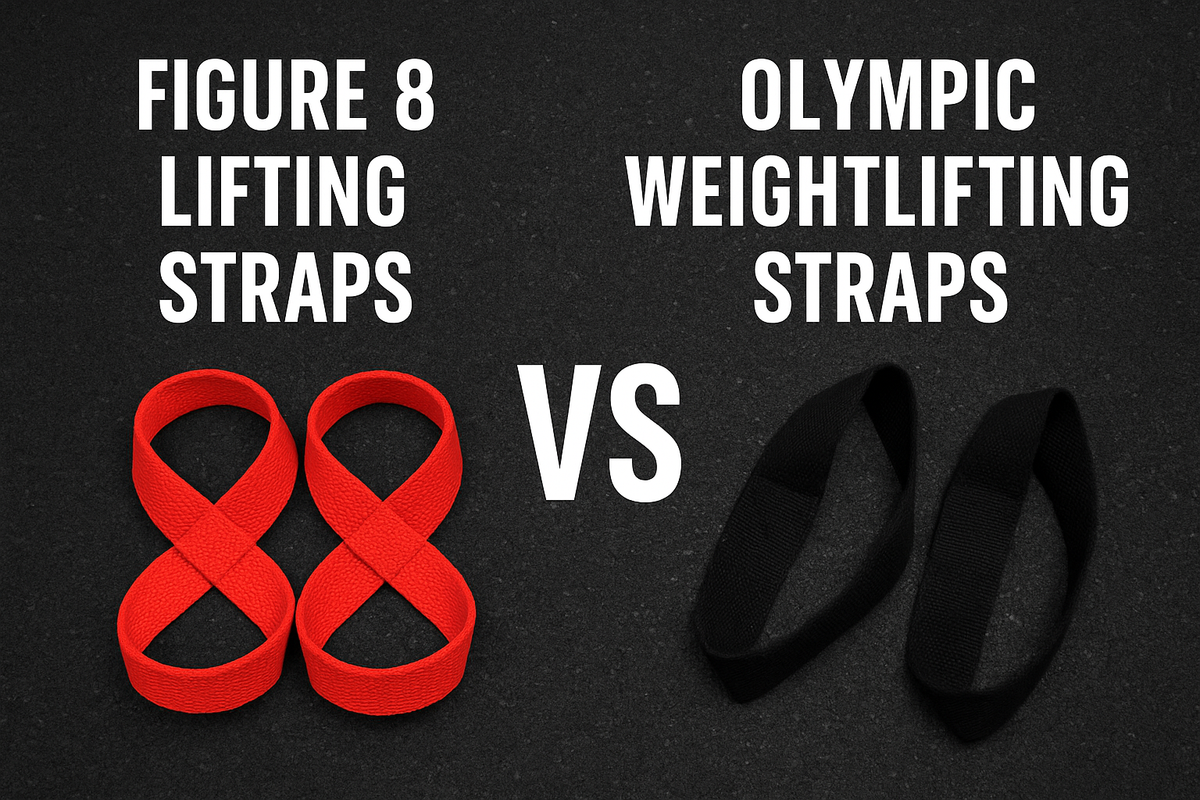 Figure 8 Lifting Straps vs Olympic Weightlifting Straps