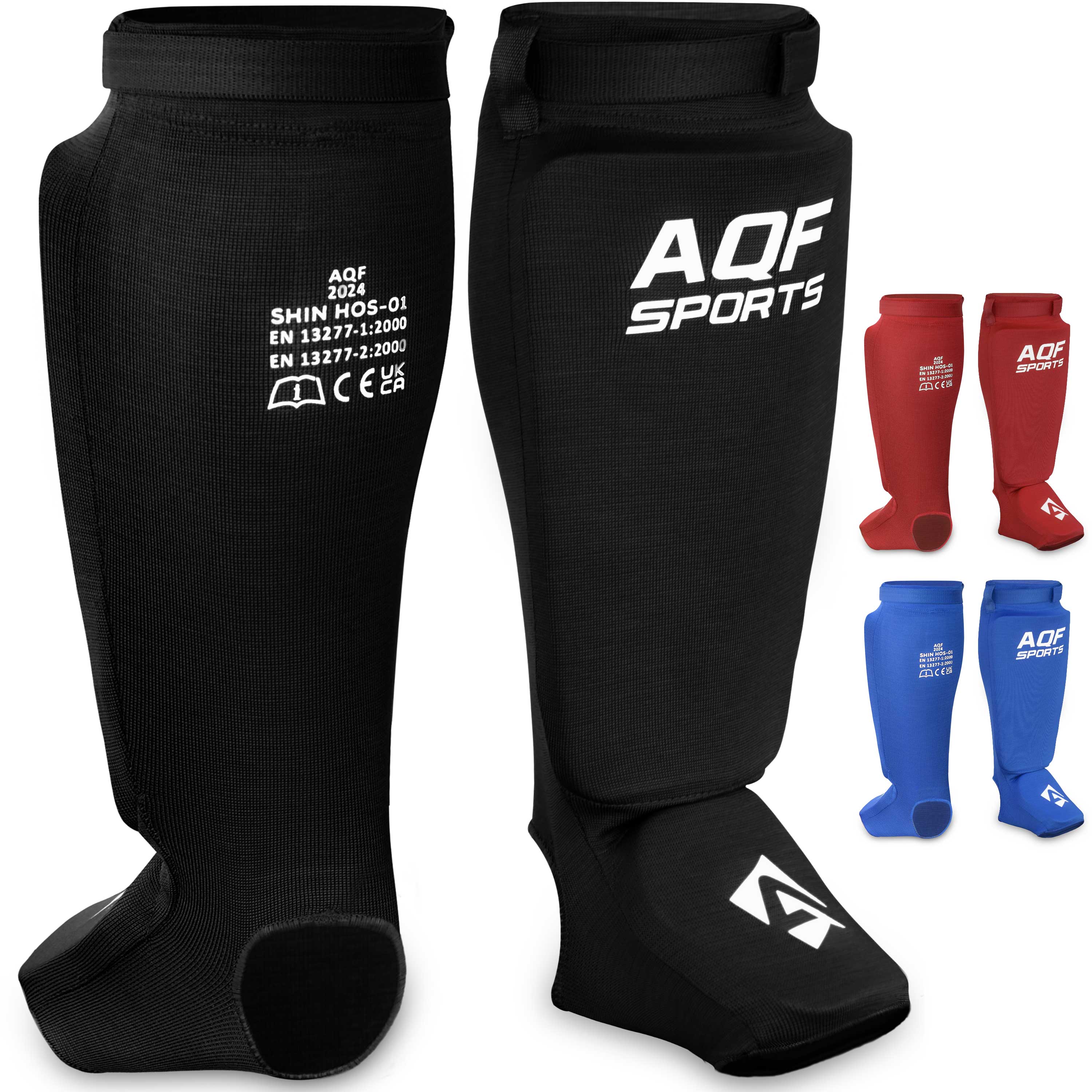 AQF Shin Guards Kickboxing MMA - UKCA & CE Approved