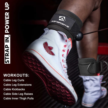 Ankle Straps for Cable Machine Gym Wrist Cuff Strap Workout