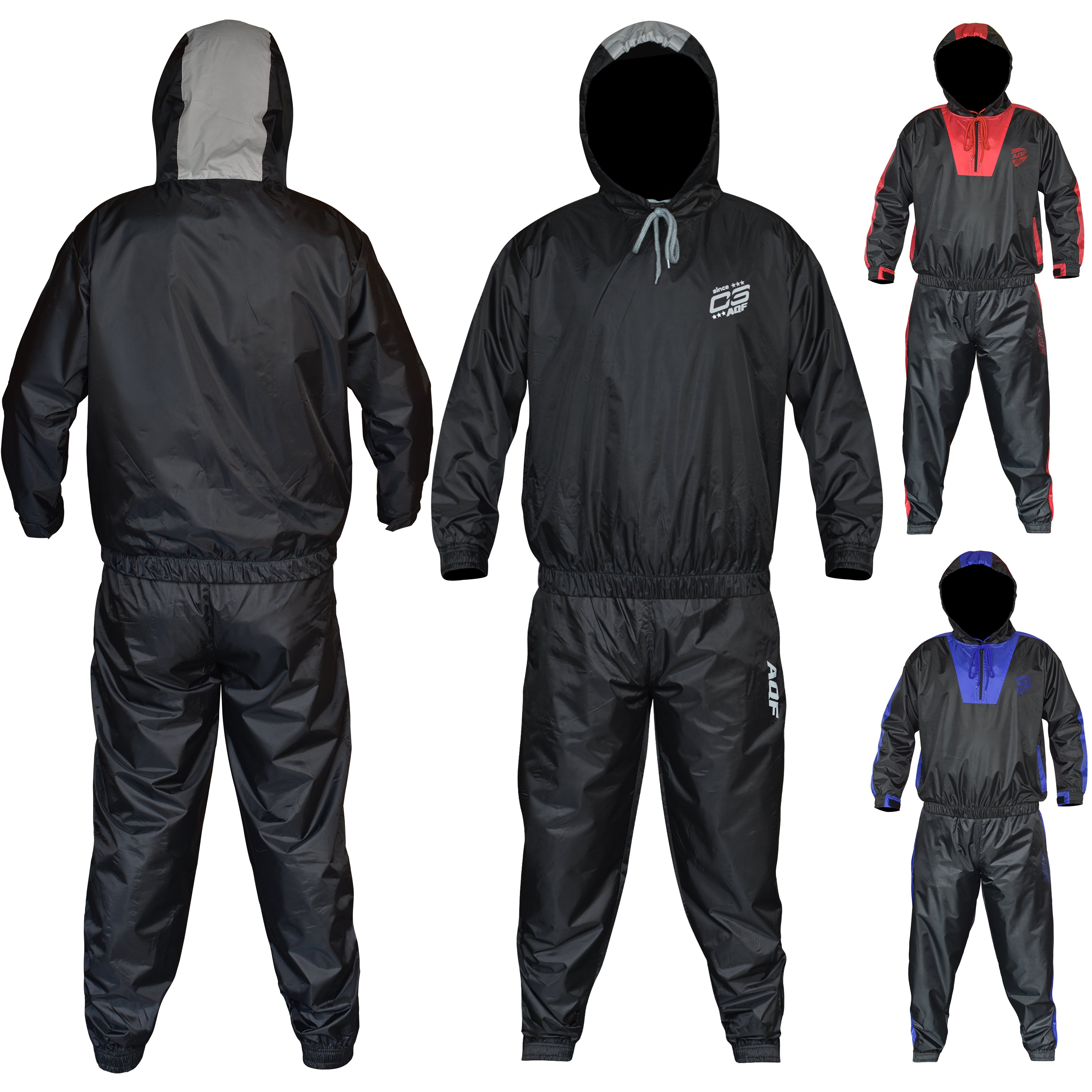 AQF Sauna Sweat Suit Hooded - Main Image