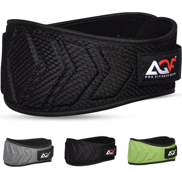 AQF 6 Inch Neoprene Curved Weightlifting Belt - AQF Sports