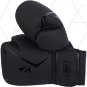 Black Boxing Training Gloves - Beginner Series - AQF Sports