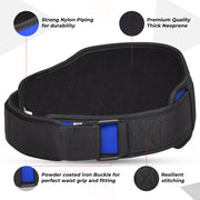 Specifications of Blue Weight Training Belt