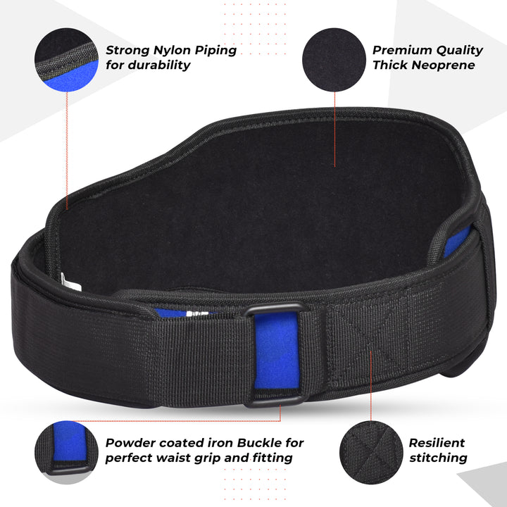 Specifications of Blue Weight Training Belt