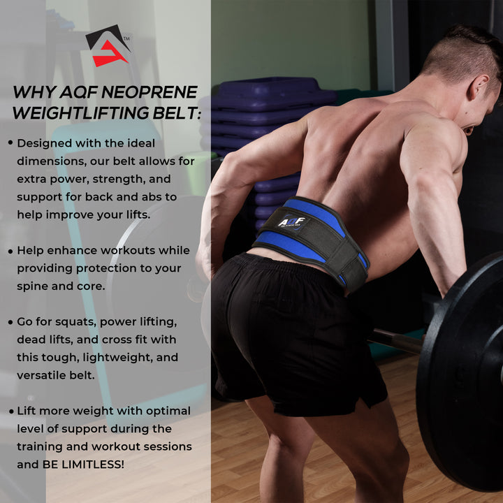 Benefits of AQF Neoprene Weightlifting Belt