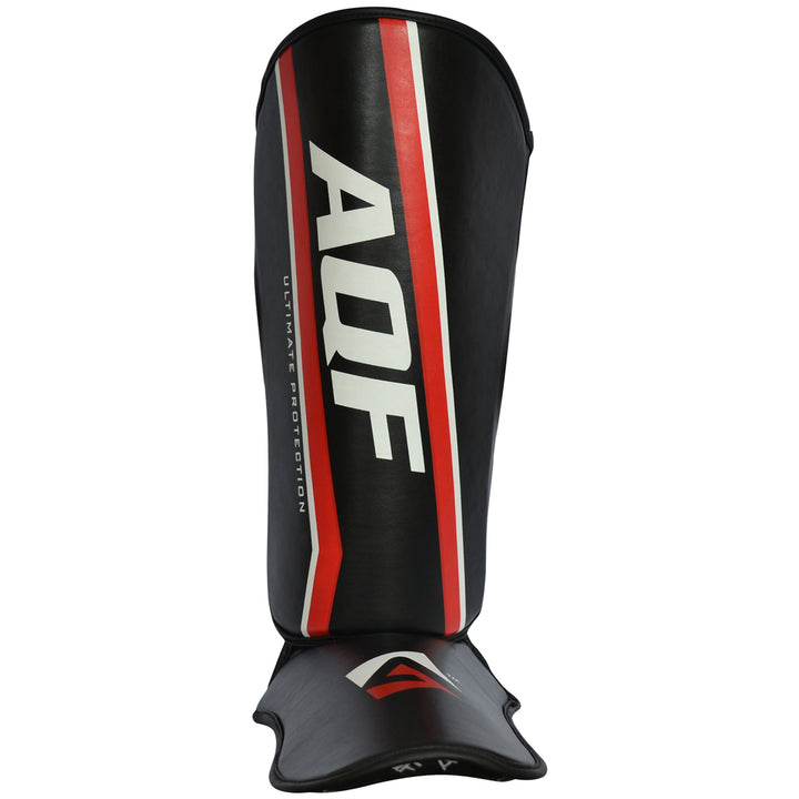 AQF Shin Instep Guards Synthetic Leather