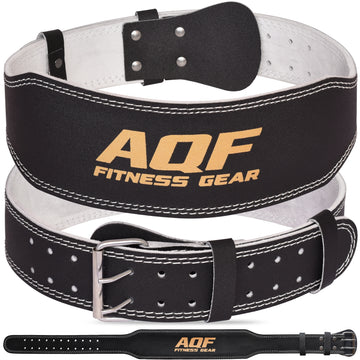 AQF Weight Lifting 4" Leather Belt