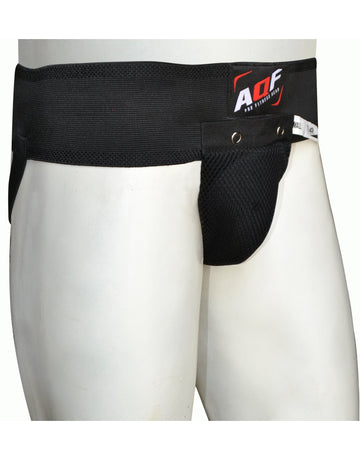 AQF Groin Guard with Cup in Black