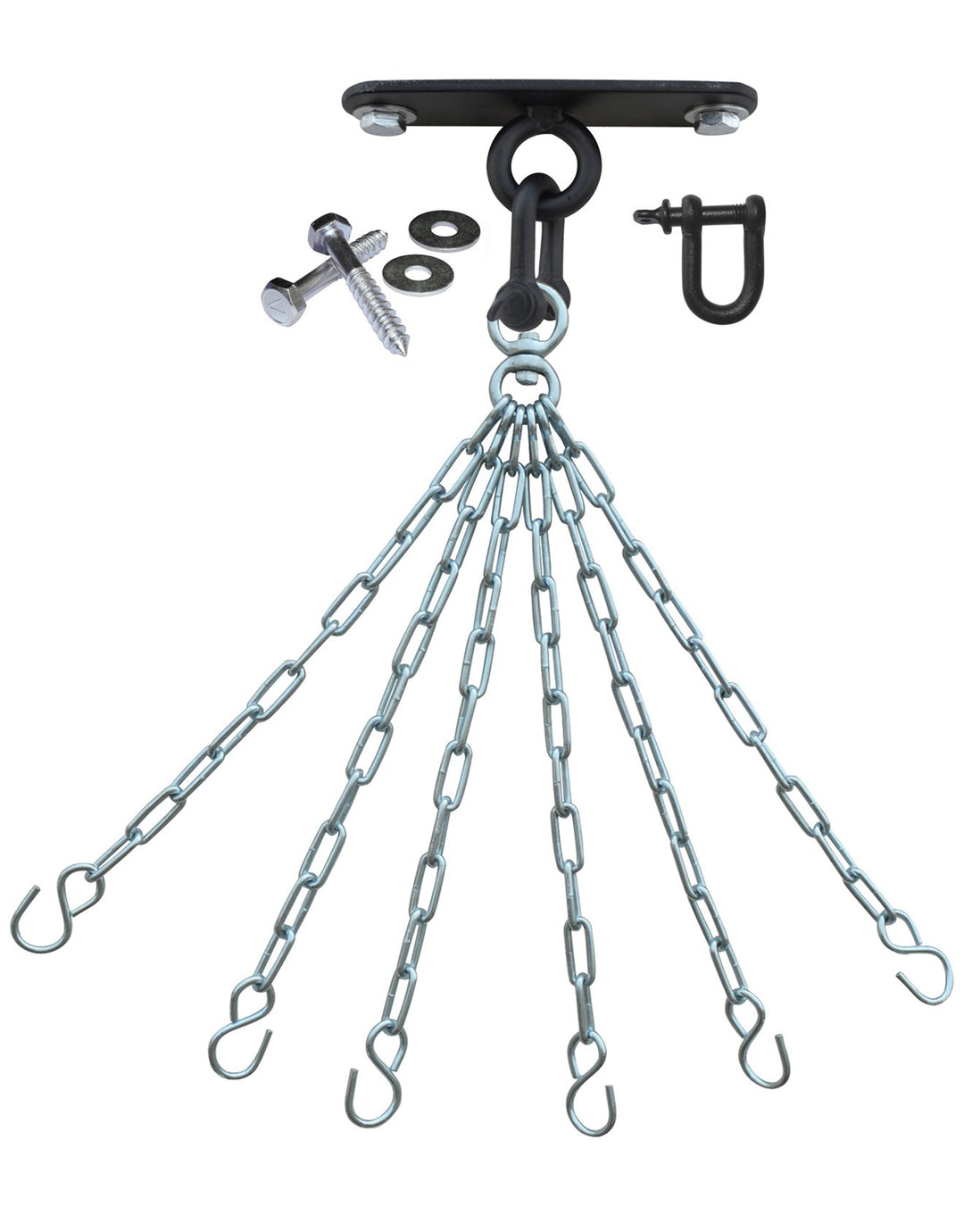 AQF Ceiling Hook with 6-Panel Chain - With Heavy-Duty Swivel