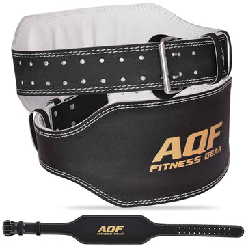 AQF 6 Inch Split Leather Training Belt - AQF Sports