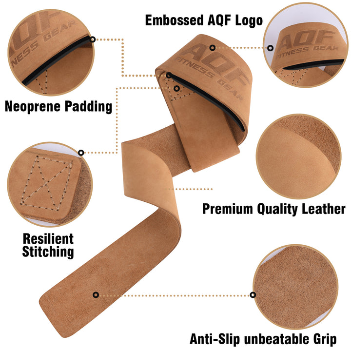 Characteristics of Leather Lifting Wrist Wrap - AAQF Sports