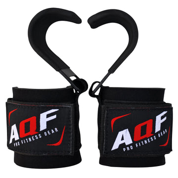 AQF Weight Lifting Padded Hook Straps - AQF Sports
