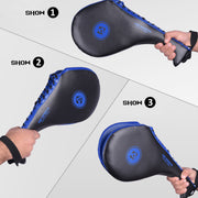 Blue AQF Taekwondo Double Target Kick Pads Pair