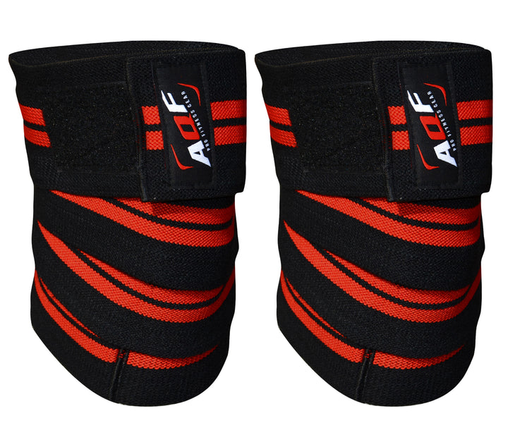 AQF 78 Inch Elasticated Knee Wraps - AQF Sports