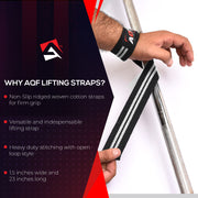 Black & White Wrist Strap - AQF