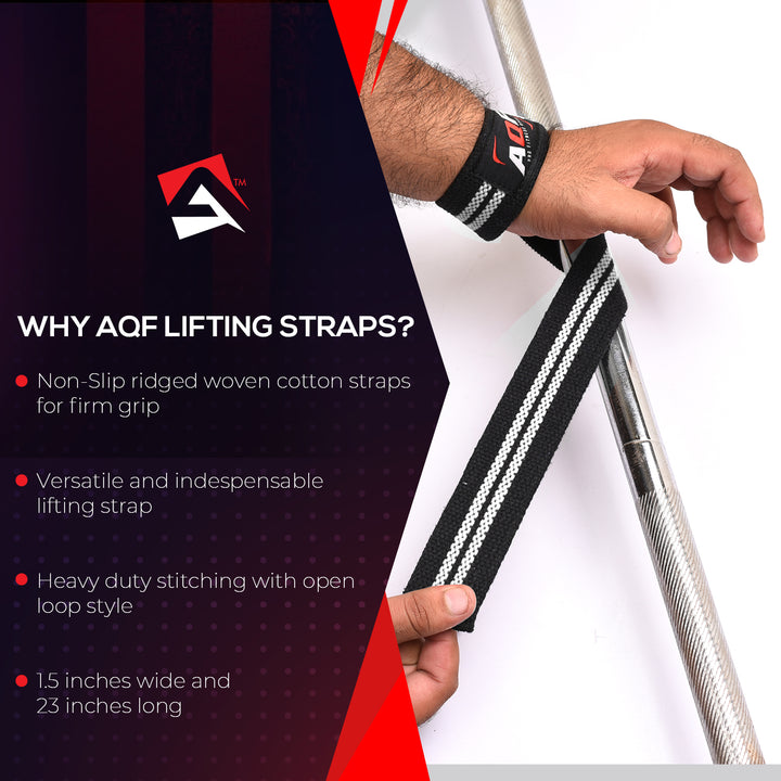 Black & White Wrist Strap - AQF