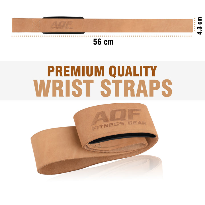 56 cm Leather Wrist Wrap - AQF Sports