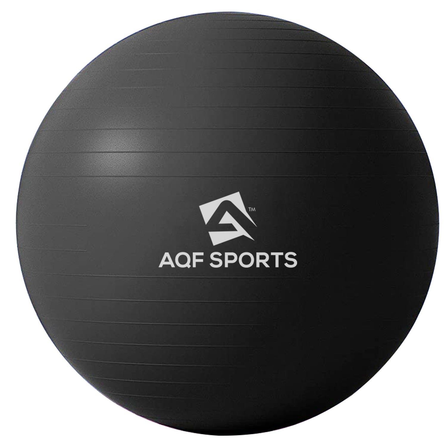Black AQF Inflatable Exercise Gym Ball with foot Pump