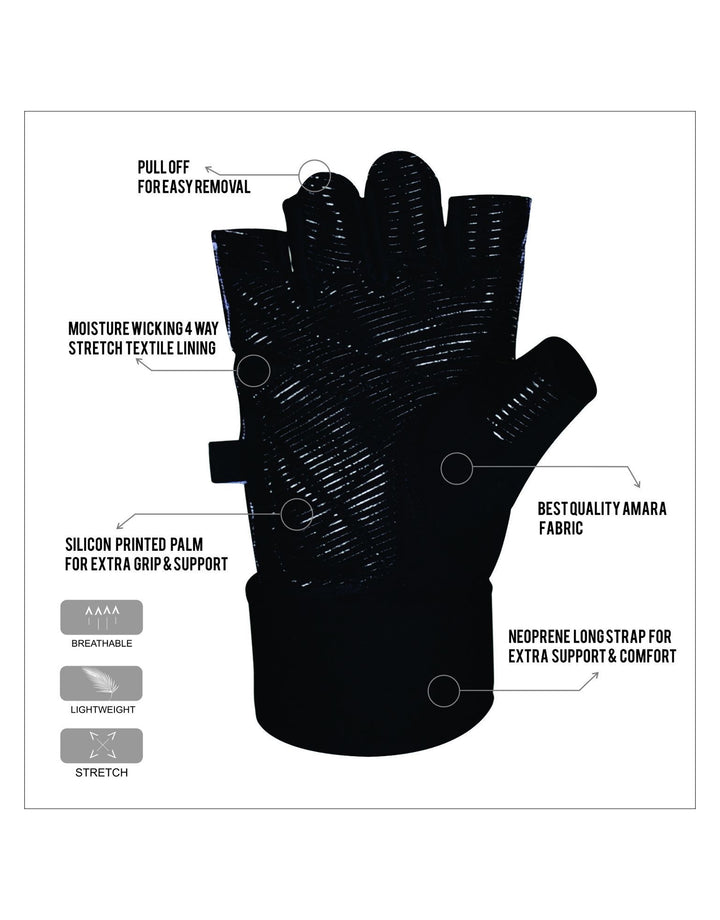 Specifications of AQF Gym Gloves with Wrist Strap 