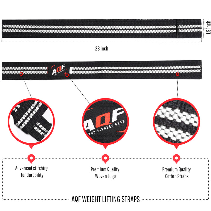 Black & White 23" AQF Wrist Strap