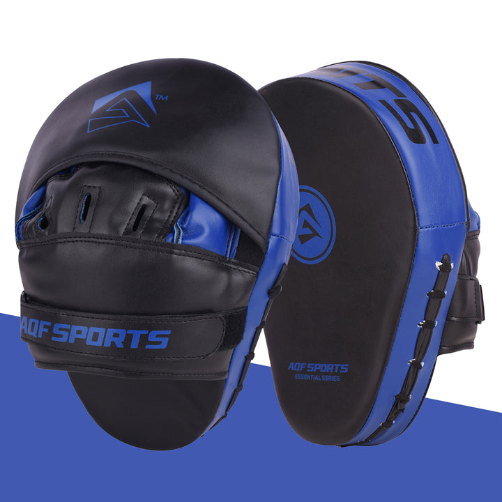Blue and Black Boxing Focus Pads - Essential Series - AQF Sports