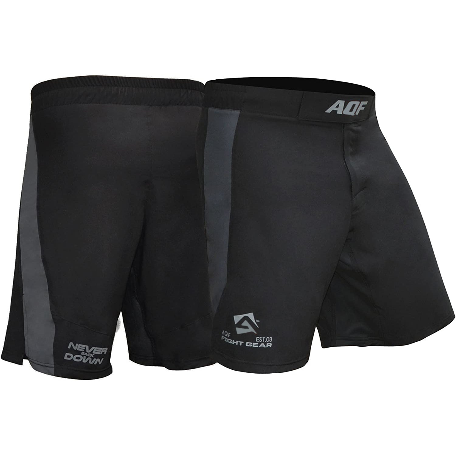 AQF Combat MMA Shorts 4-Way Stretch - AQF Sports